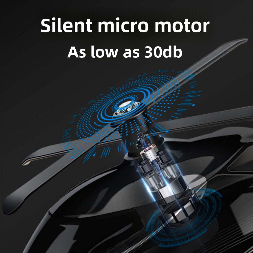 Solar - powered Airplane Car Ornament for Center Console