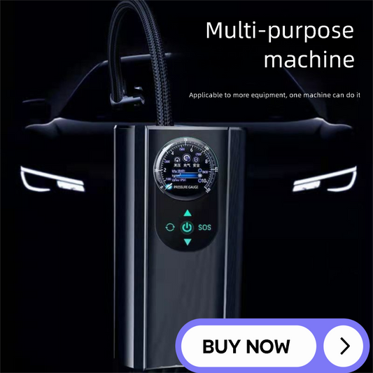 Mini Hand - held Car Inflator Pump. Universal for Cars, Electric Cars and Electric Bicycles with 36V, 48V and 60V. Portable Air Pump.